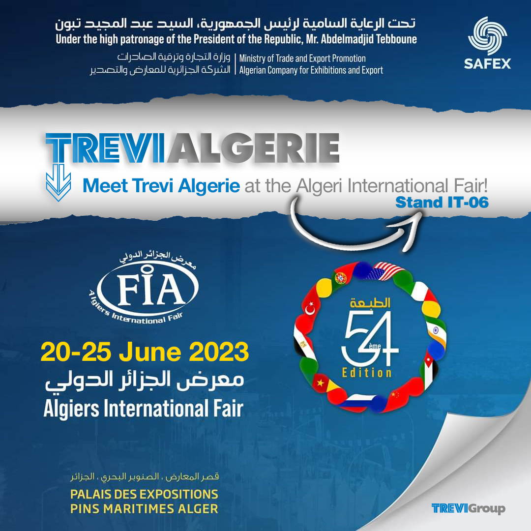 Trevi Algerie at the 2023 International Fair of Algiers Trevi spa